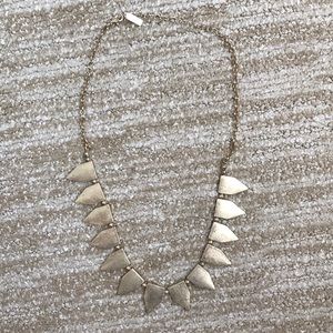 Baublebar gold chevron necklace